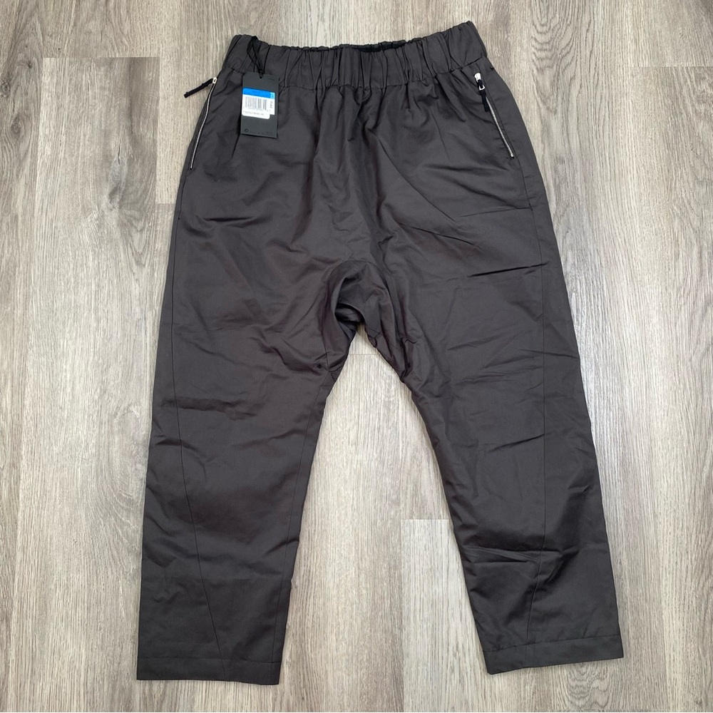 Nike ESC‎ Every Stitch Considered Black Woven Cotton Joggers Women's M $400 NWT